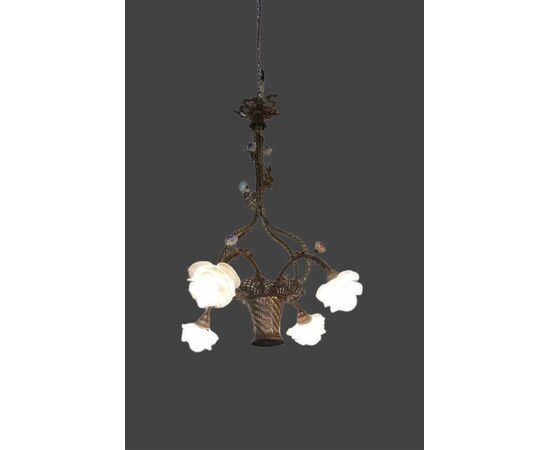 Bronze chandelier