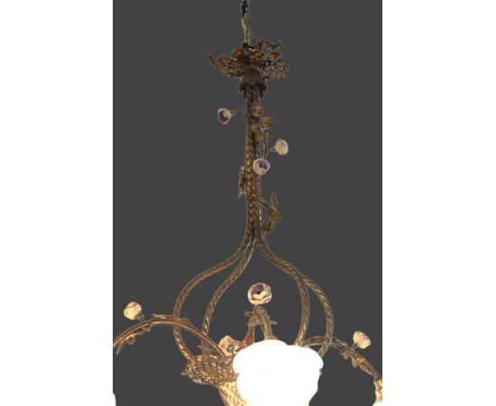 Bronze chandelier