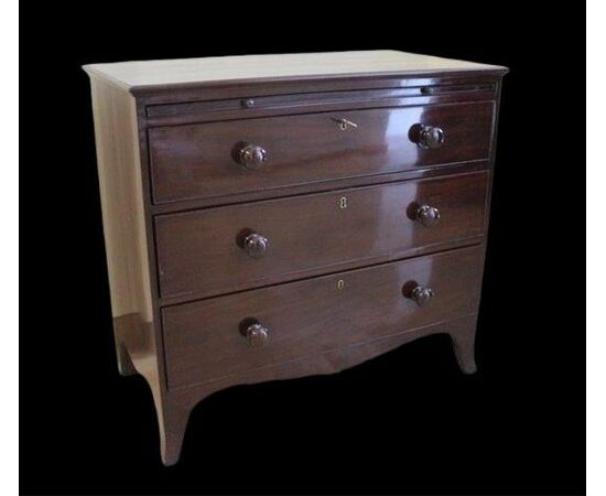 Mahogany writing desk with drawers