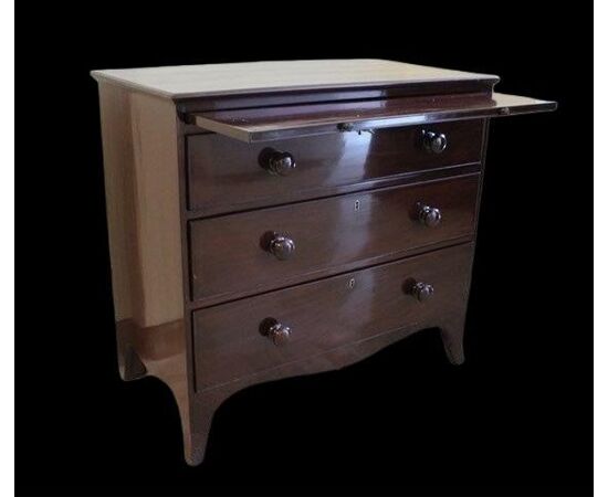 Mahogany writing desk with drawers