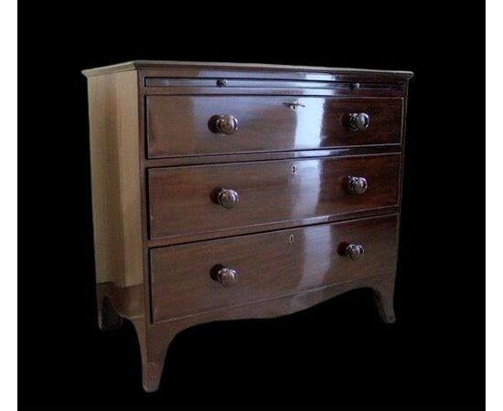 Mahogany writing desk with drawers