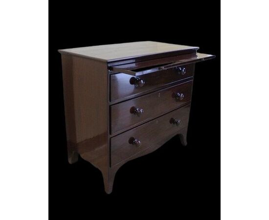 Mahogany writing desk with drawers