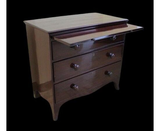 Mahogany writing desk with drawers