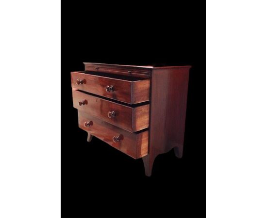 Mahogany writing desk with drawers