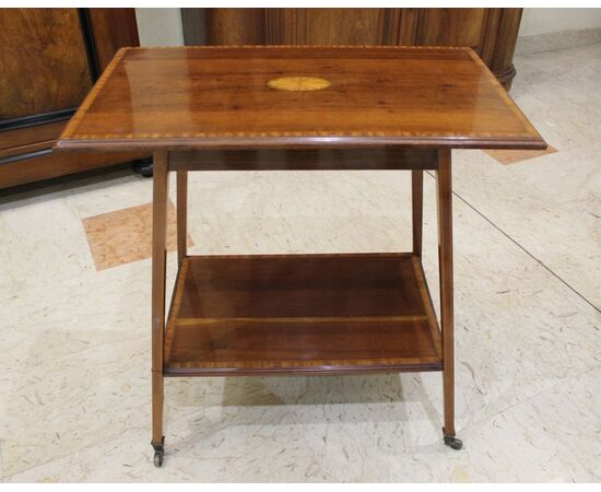 Edwardian inlaid table