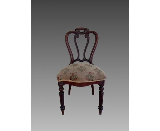 Group of six Louis Philippe chairs