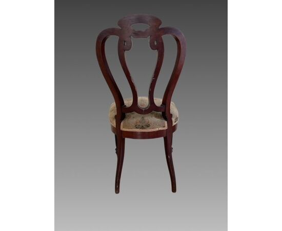 Group of six Louis Philippe chairs