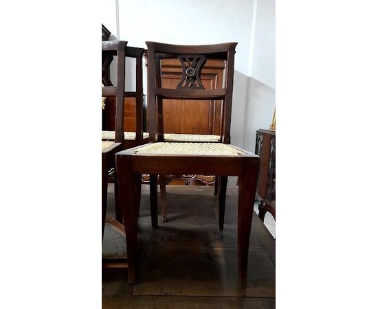 4 late 18th century chairs     