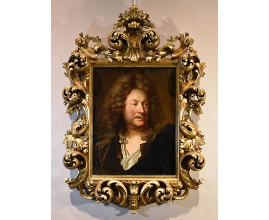 Ritratto del pittore Charles de La Fosse (1636-1716), Hyacinthe Rigaud (Perpignan 1659 - Parigi 1743) attribuibile