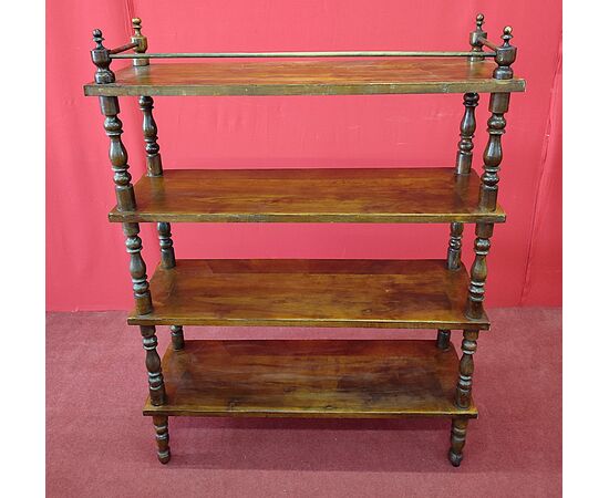 Four-shelf étagère bookcase