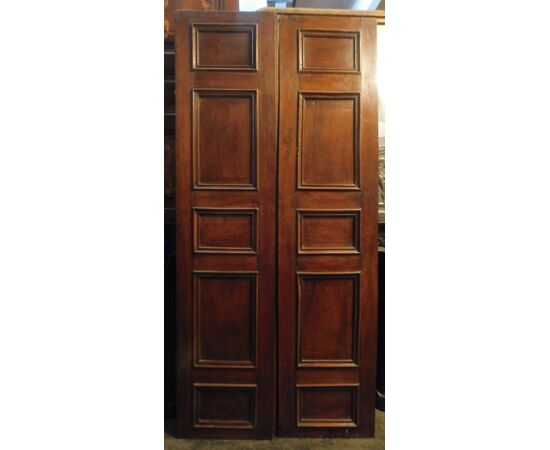 ptci437 door walnut end &#39;700, coming from Torino, mis. h 242 x 113.5 cm, thickness. cm3