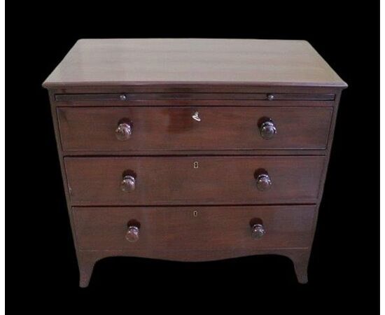 Mahogany writing desk with drawers