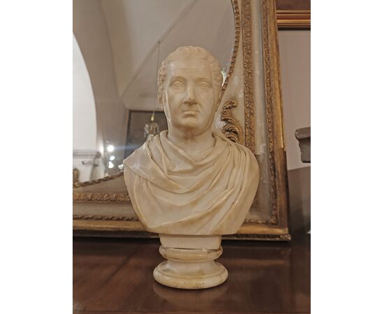 BUSTO IN MARMO SENATORE ROMANO FINE XVIII SECOLO