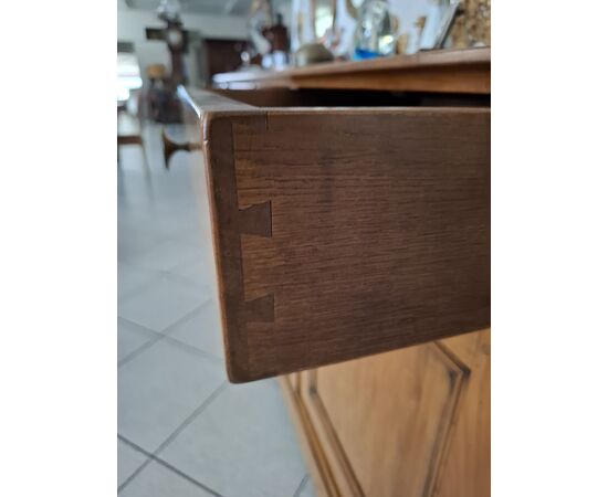 Credenza in noce H 100 200x58