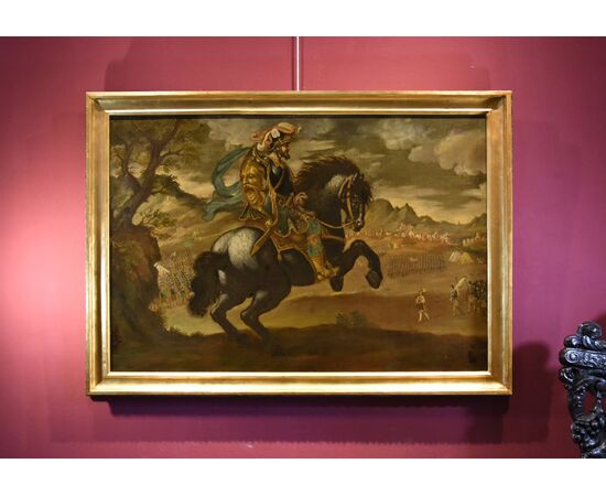 Ritratto equestre di Pietro Strozzi, Pittore fiorentino XVII-XVIII Secolo