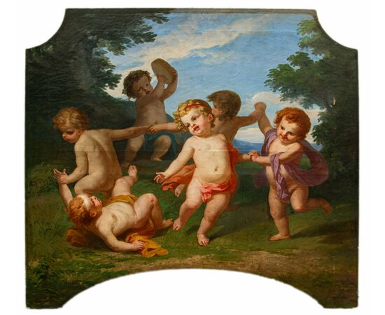 Angelo Monticelli (Milano, 1778-1837), attr.,Putti danzanti