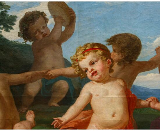 Angelo Monticelli (Milano, 1778-1837), attr.,Putti danzanti