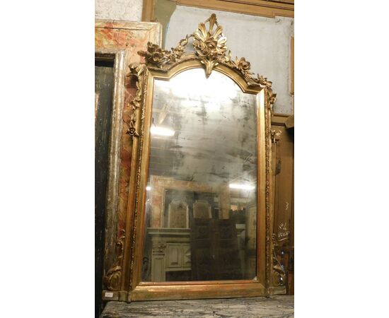 Specc101 golden mirrors, ep. 1700, mis. H 175 x 108 cm     