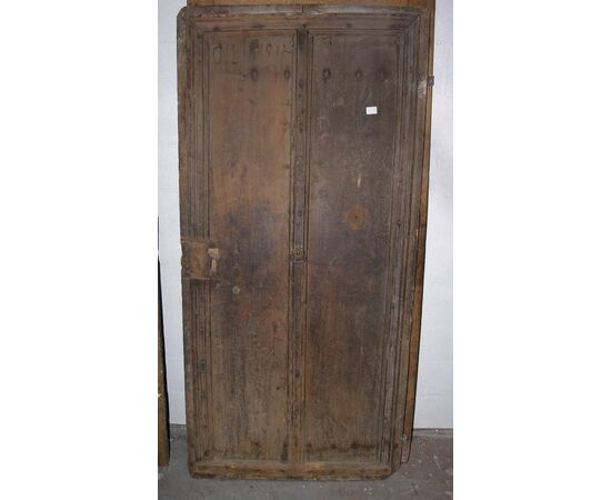 ptir655 rustic door in walnut, cm 186x91 cm     