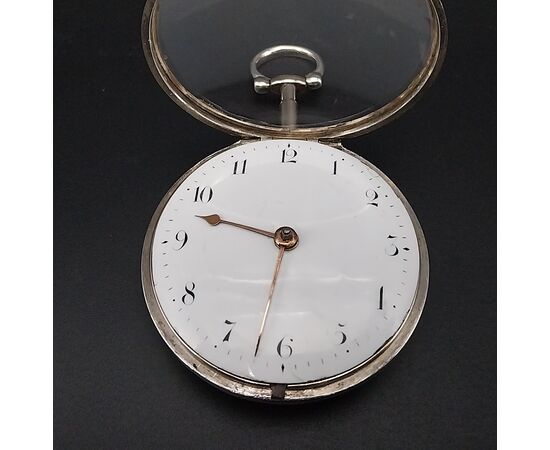 Grande orologio da tasca inglese con scappameno a verga, 1810 