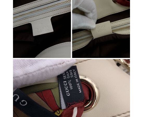 GUCCI Borsa Shopper in Pelle Col. Beige Positano M