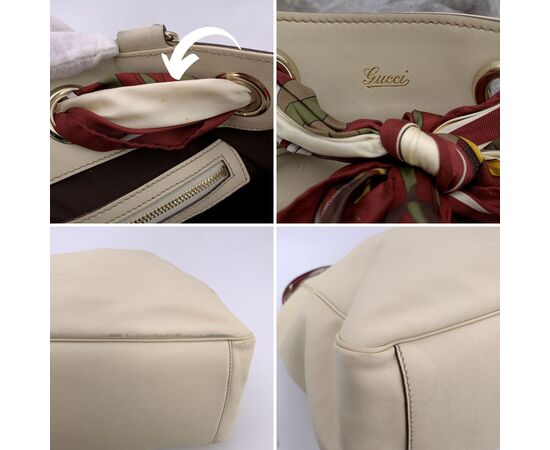 GUCCI Borsa Shopper in Pelle Col. Beige Positano M