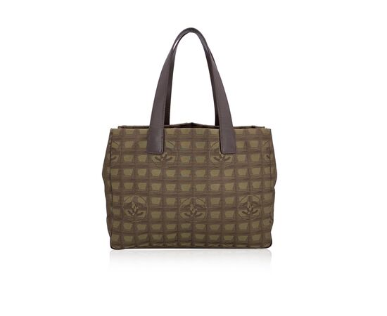 CHANEL Borsa Shopper in Tela Col. Verde Neo Soft Shopping M