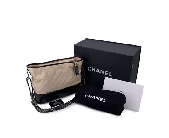 CHANEL Borsa a Tracolla in Pelle Col. Beige Gabrielle M