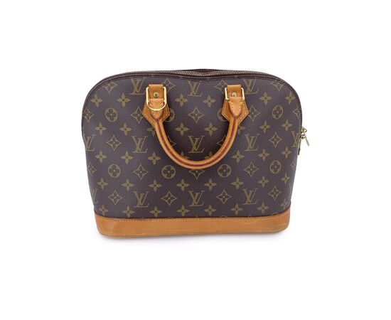 LOUIS VUITTON Borsa a Mano Vintage in Tela Col. Marrone Alma M