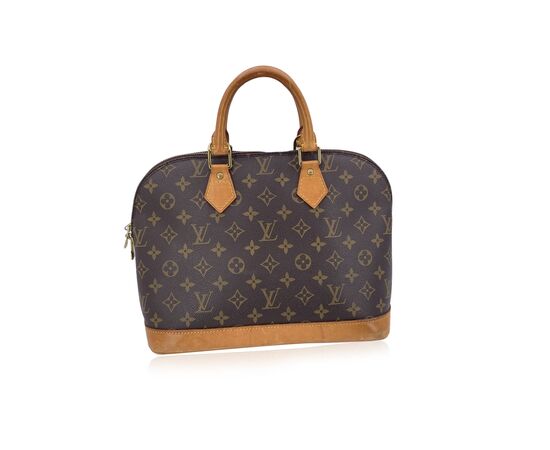 LOUIS VUITTON Borsa a Mano Vintage in Tela Col. Marrone Alma M