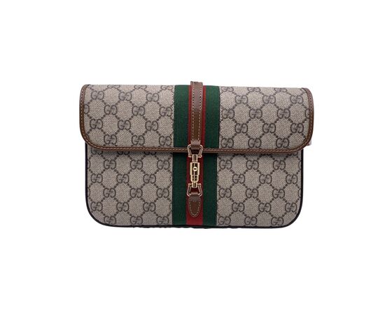 GUCCI Borsa a Tracolla in Tela Col. Beige Jackie 1961 S