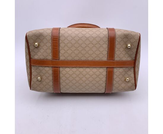 CELINE Borsa a Mano Vintage in Tela Col. Beige Macadam M