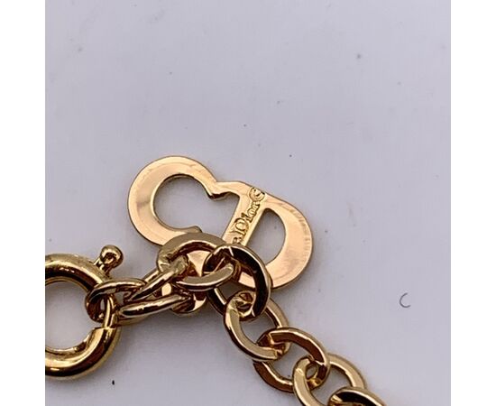 CHRISTIAN DIOR Collana Vintage in Metallolo Col. Oro