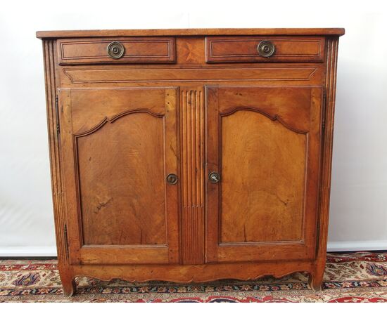 CREDENZA A DUE PORTE IN NOCE EPOCA PRIMI 800 PICCOLO DIMENSIONI