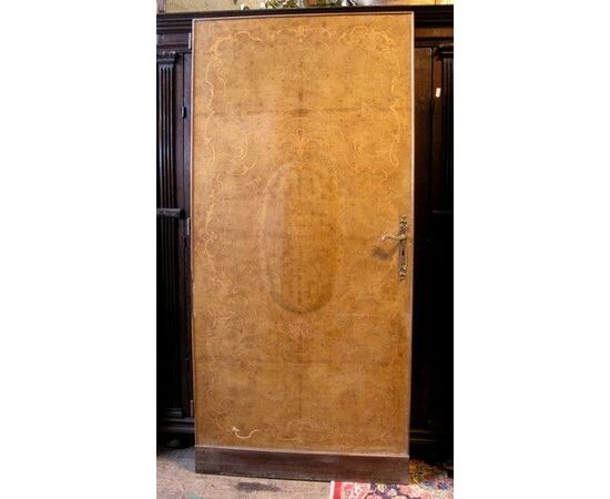 pts371 n.5 inlaid briarwood doors, early 1900s, mis.95,5 x 206 cm     