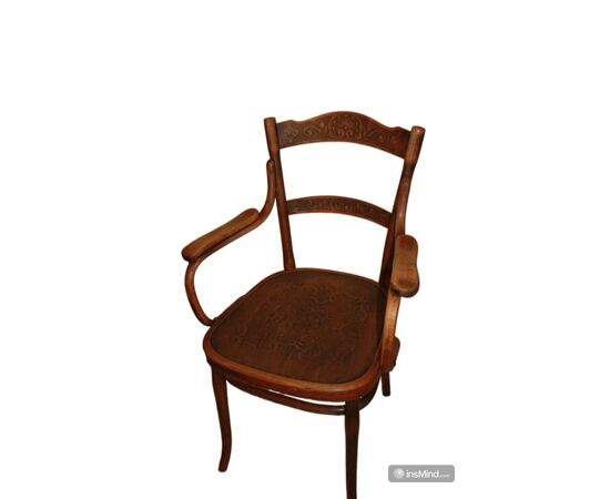 Poltrona Thonet di inizio 1900 Firmata