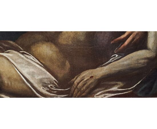 " DEPOSIZIONE DI CRISTO" - LUCA CAMBIASO (CERCHIA DI) - XVI SEC.