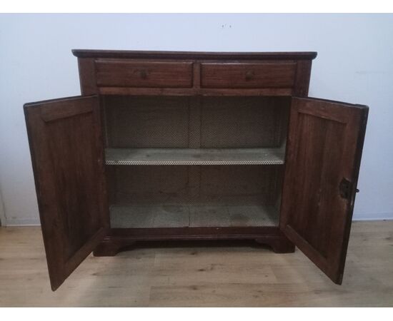 Credenza madia in pioppo - grandi dimensioni - dispensa - fine '800