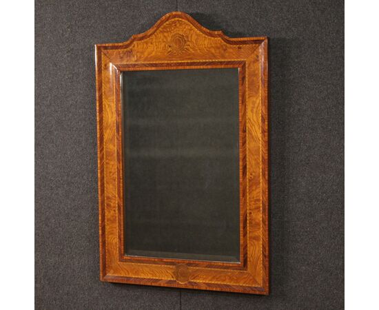 Italian wooden mirror from the 70s