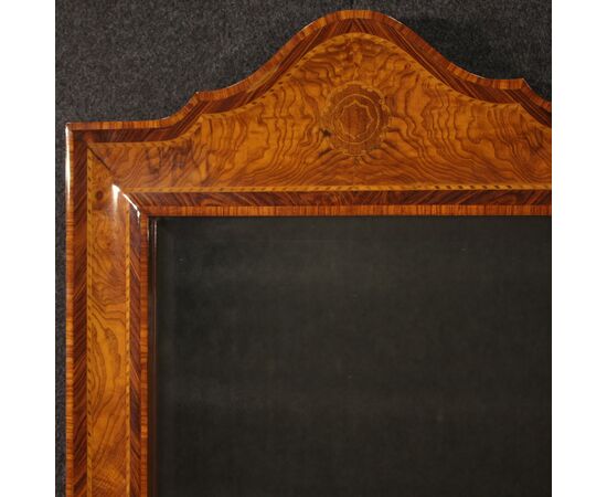 Italian wooden mirror from the 70s