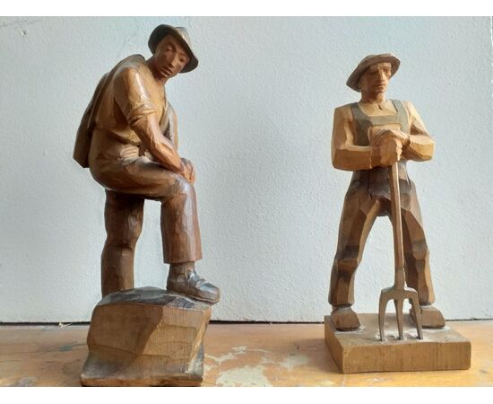 Wooden figures of Val Gardena     