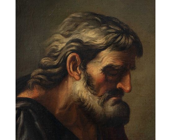 Jusepe de Ribera (Xàtiva 1591 - Napoli 1652) cerchia di - San Giuseppe.