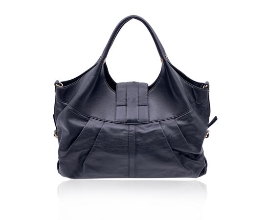 BVLGARI Borsa Hobo in Pelle Col. Nero Chandra M