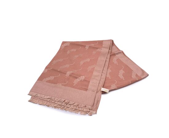 CARTIER Foulard Vintage in Cashmere Col. Rosa Scialle