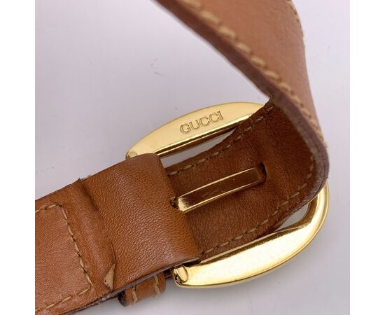 GUCCI Zaino Vintage in Pelle Col. Beige Bamboo M