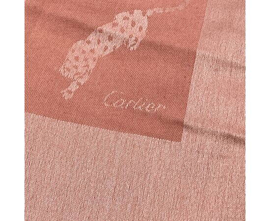 CARTIER Foulard Vintage in Cashmere Col. Rosa Scialle