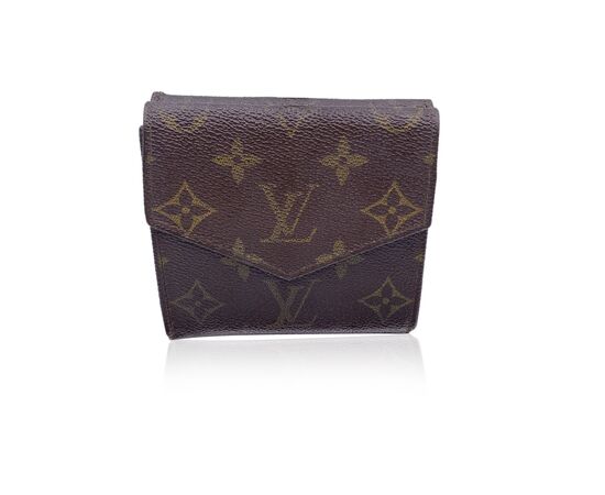 LOUIS VUITTON Portafoglio Vintage in Tela Col. Marrone M61652 M