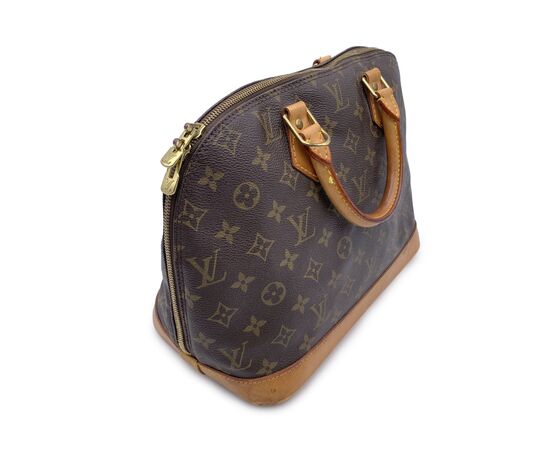 LOUIS VUITTON Borsa a Mano Vintage in Tela Col. Marrone Alma M