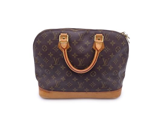 LOUIS VUITTON Borsa a Mano Vintage in Tela Col. Marrone Alma M