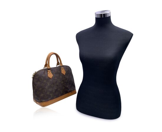 LOUIS VUITTON Borsa a Mano Vintage in Tela Col. Marrone Alma M